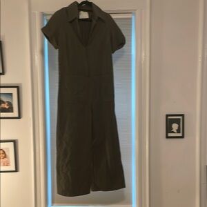Olive Green Women's Jumpsuit